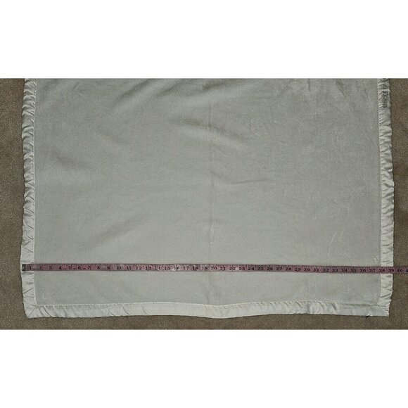 Carter's Bundle of Love White Fleece Baby Blanket Satin Trim 28x39 - Picture 6 of 7